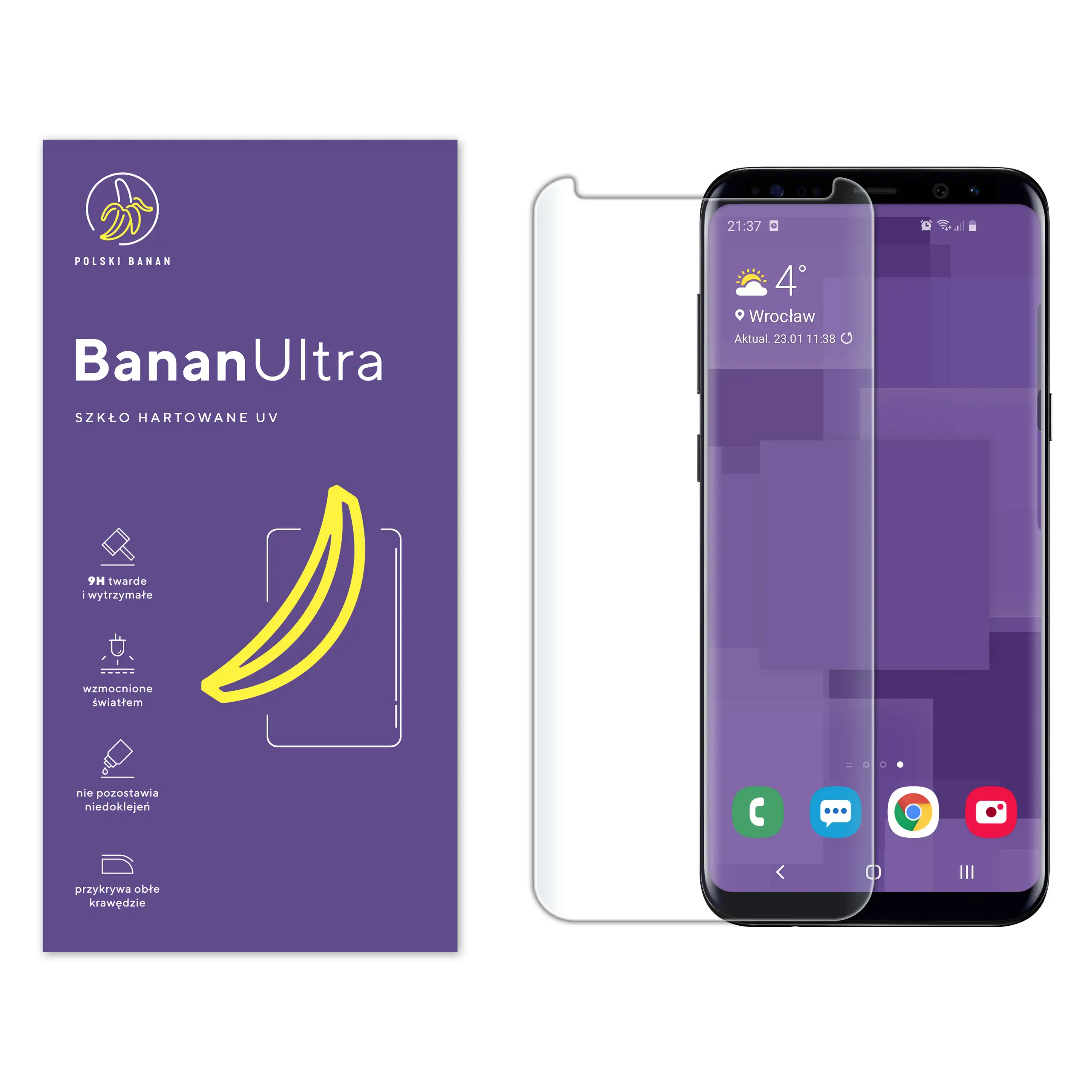 Szkło hartowane UV Polski Banan BananUltra do Samsung Galaxy S8 Plus